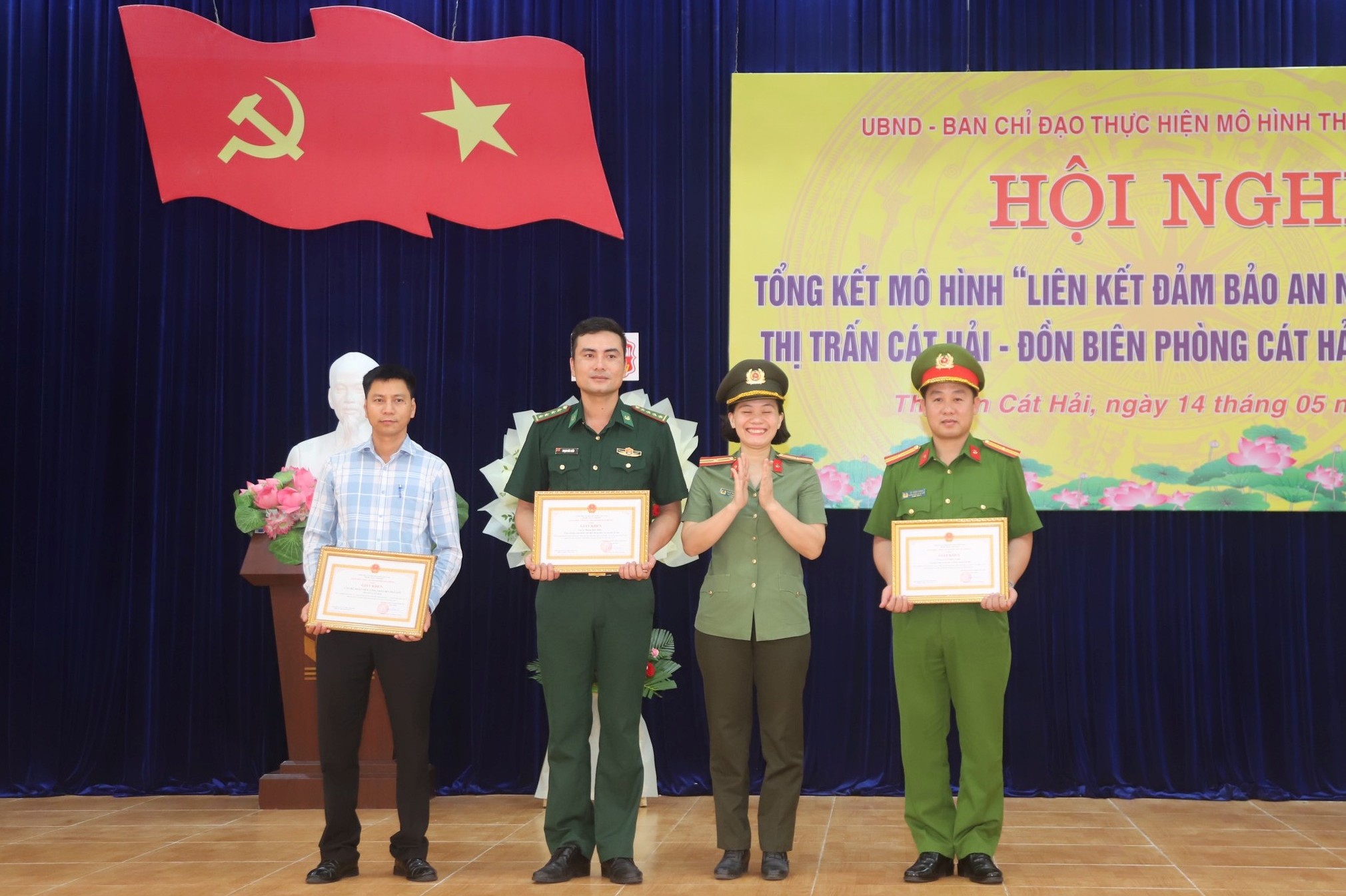 Tổng kết 6 năm thực hiện mô hình “liên kết bảo đảm ANTT giữa thị trấn Cát Hải, Đồn Biên phòng Cát Hải và Bến phà Gót”